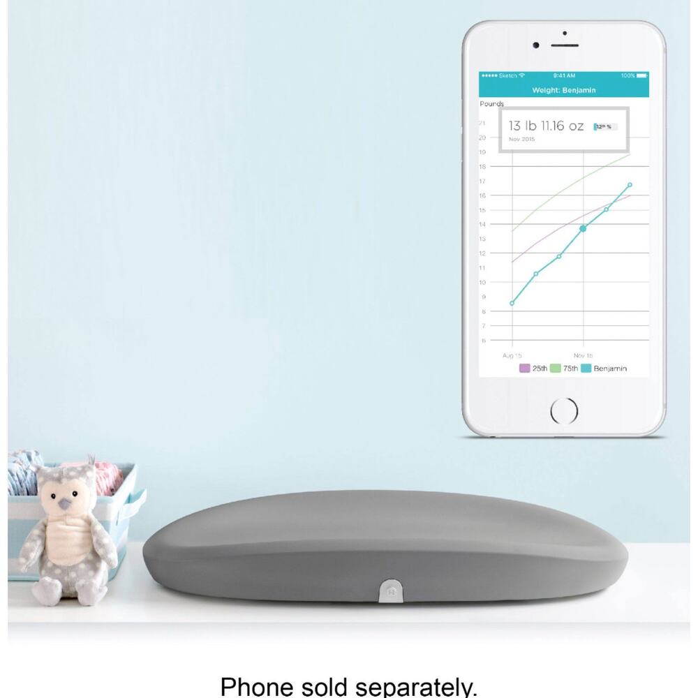 Hatch Grow Smart Babu Changing Pad & Scale (2021) — EUC